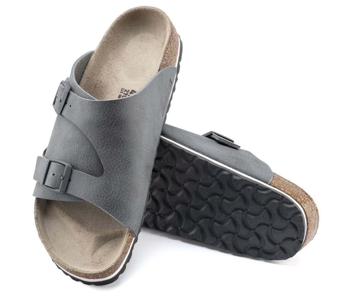 Birkenstock Zürich Soft Footbed Birko-Flor Desert Soil Gray