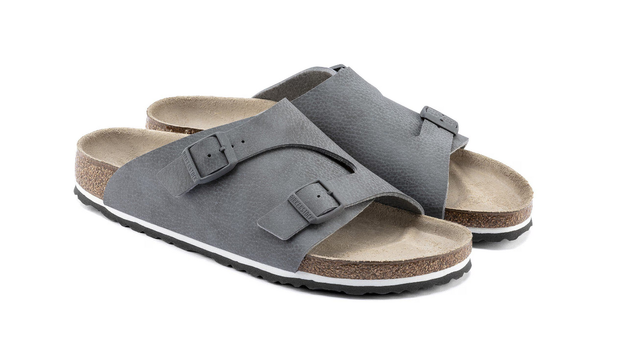 Birkenstock Zürich Soft Footbed Birko-Flor Desert Soil Gray