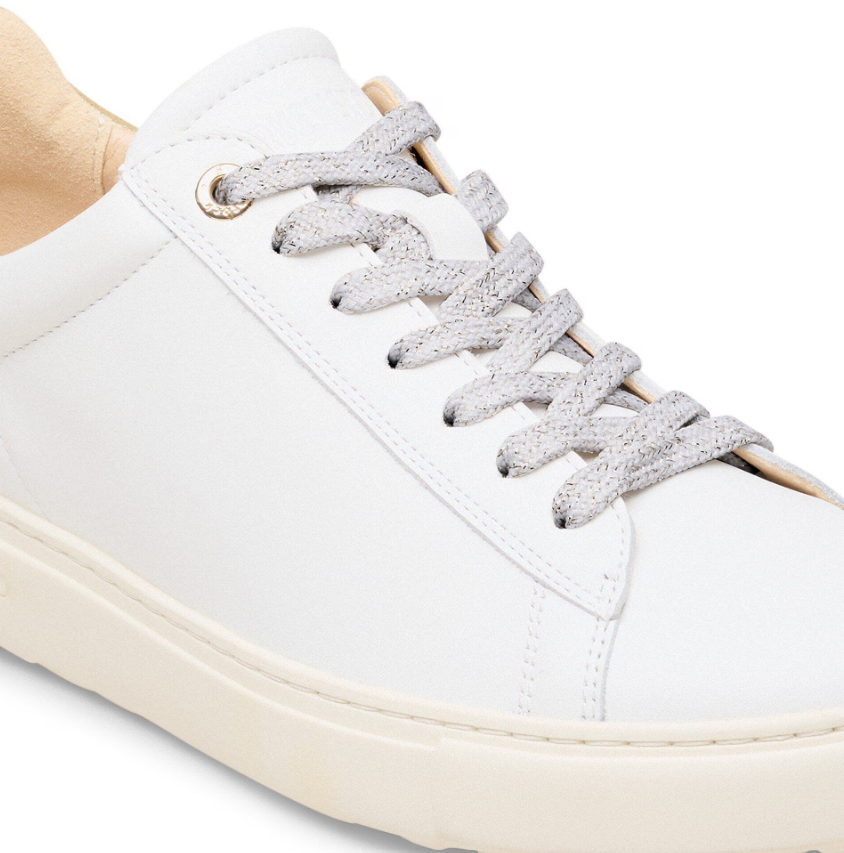 Birkenstock Bend Low Natural Leather White/Metallic Gold