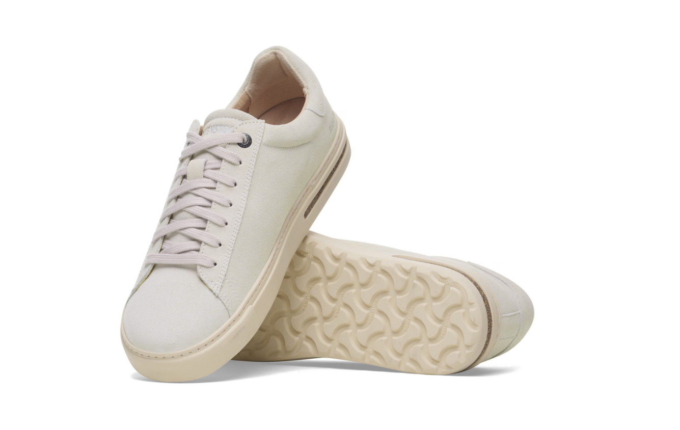 Birkenstock Bend Low Suede Leather Antique White