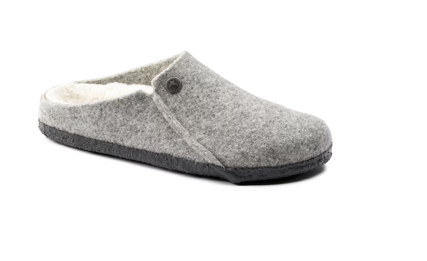 Birkenstock Zermatt Shearling Wool Felt Light Gray