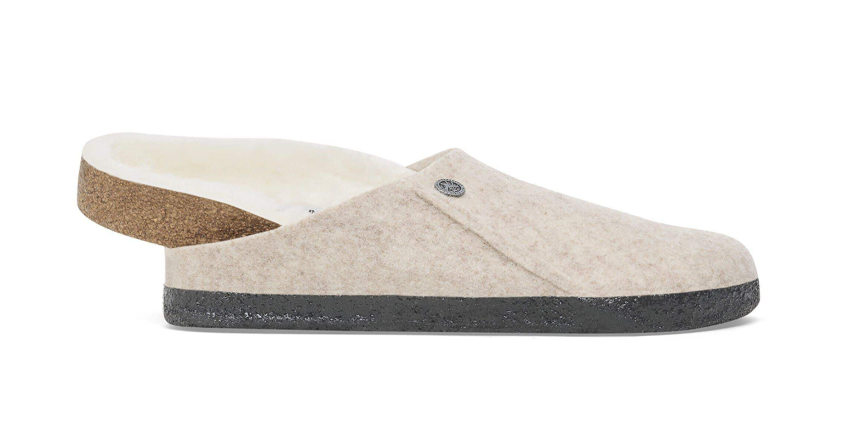 Birkenstock Zermatt Shearling Wool Felt Eggnog