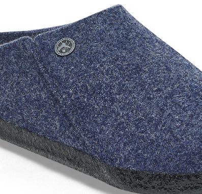Birkenstock Zermatt Shearling Wool Felt Dark Blue