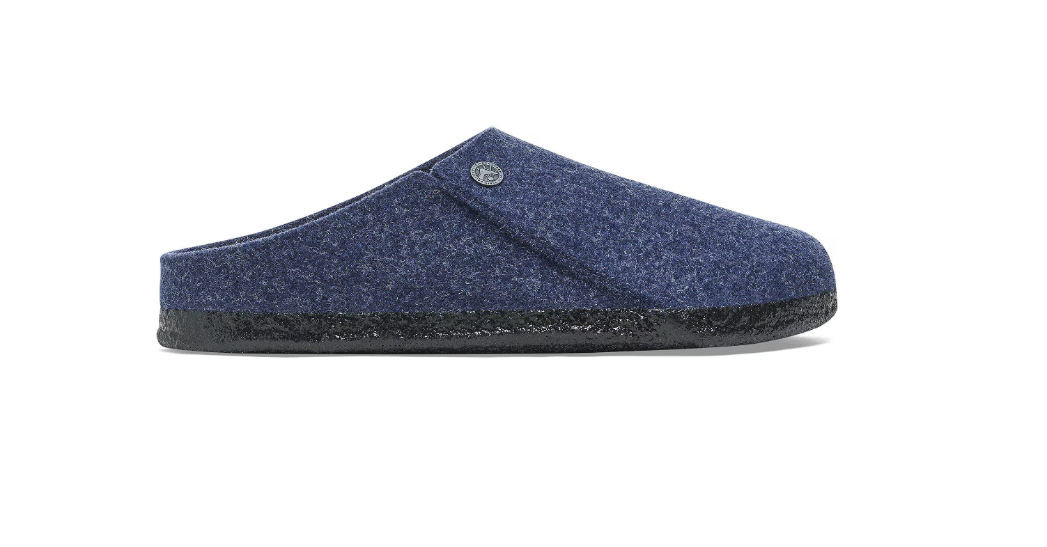 Birkenstock Zermatt Shearling Wool Felt Dark Blue