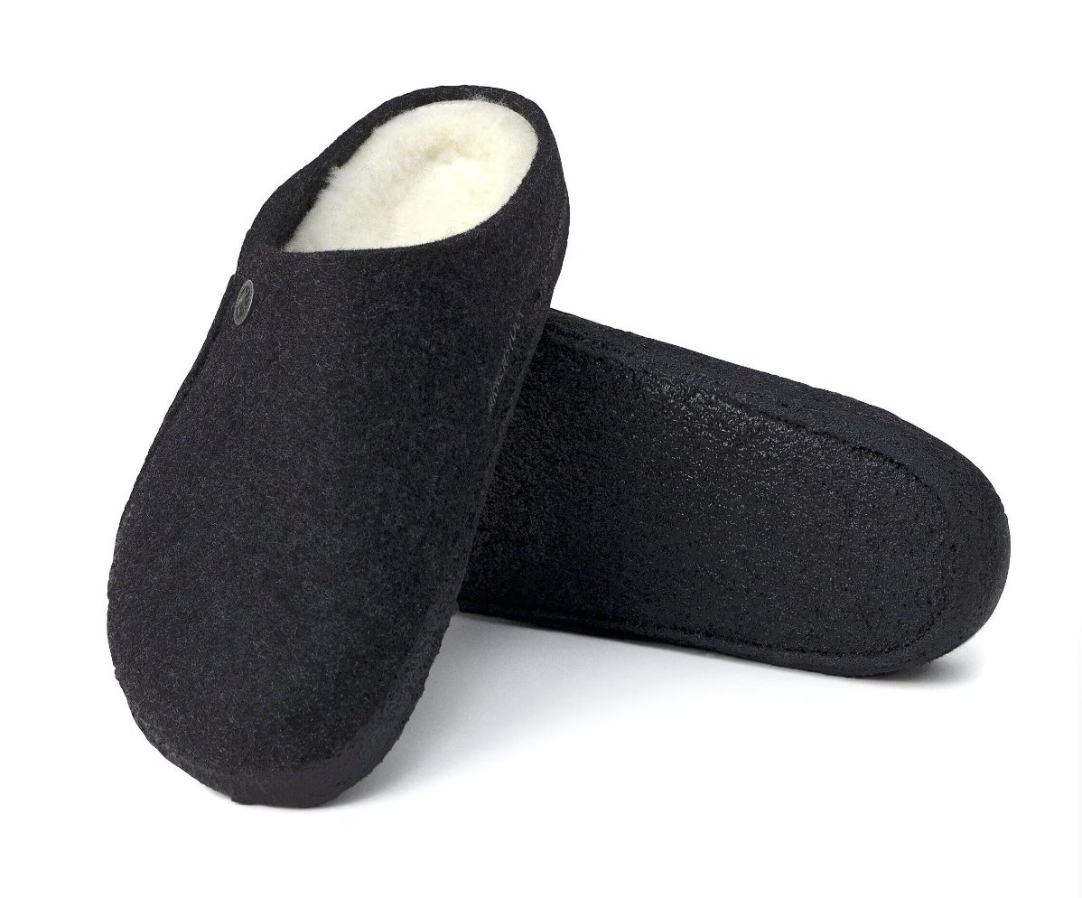 Birkenstock Zermatt Shearling Wool Felt Anthracite