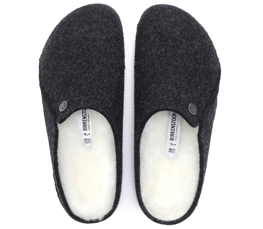 Birkenstock Zermatt Shearling Wool Felt Anthracite