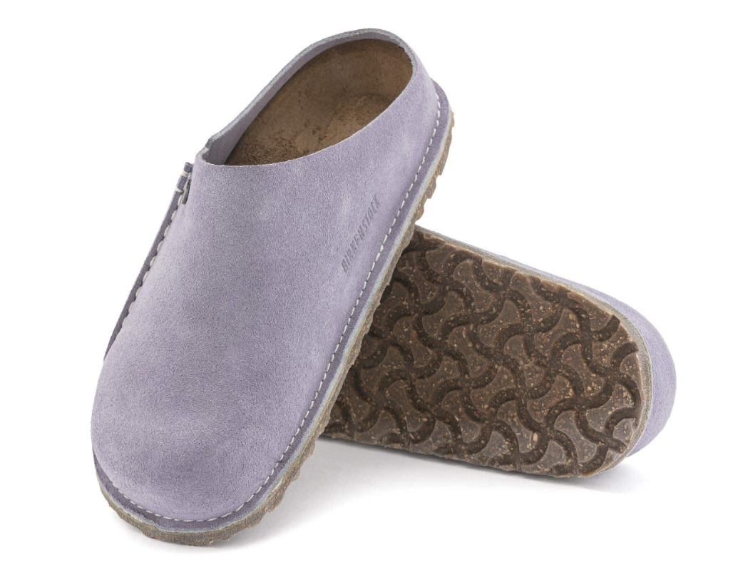 Birkenstock Zermatt Premium Suede Leather Purple Fog
