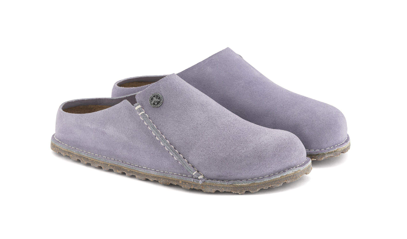 Birkenstock Zermatt Premium Suede Leather Purple Fog
