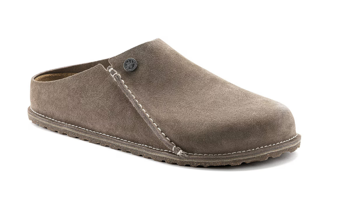 Birkenstock Zermatt Premium Suede Leather - Taupe, Regular