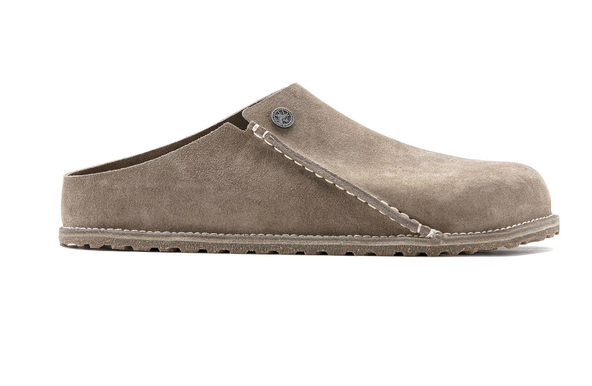 Birkenstock Zermatt Premium Suede Leather - Taupe, Regular
