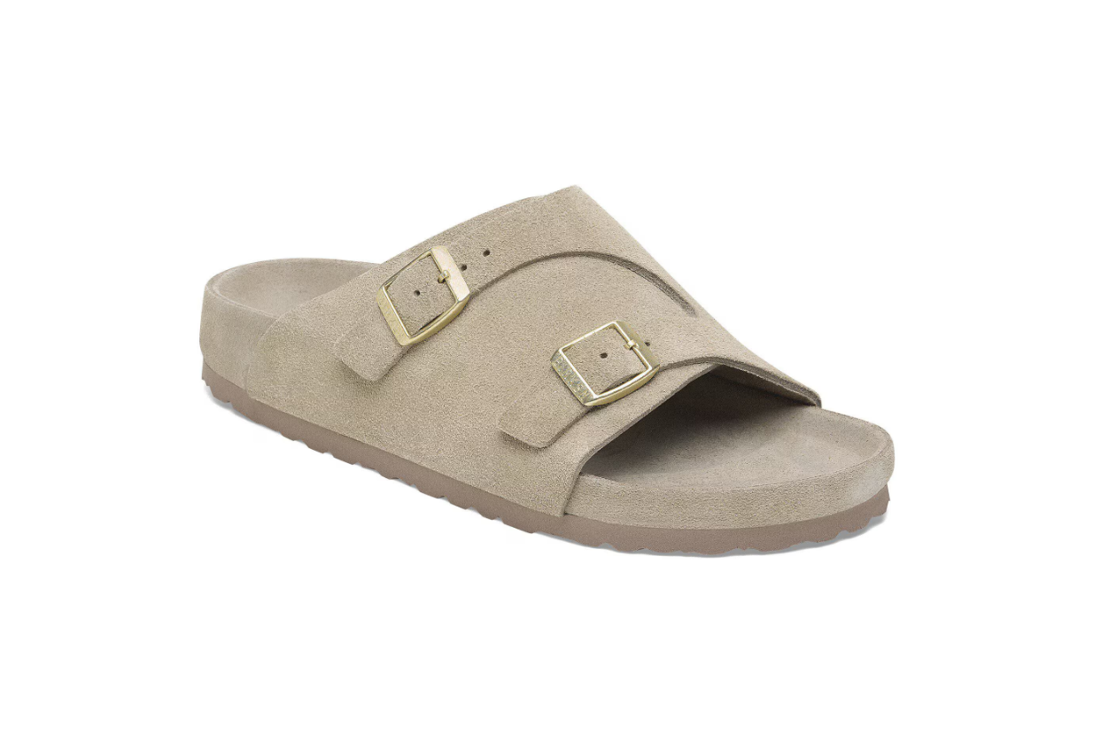 Birkenstock Zürich Suede Leather Exquisite Allover Taupe