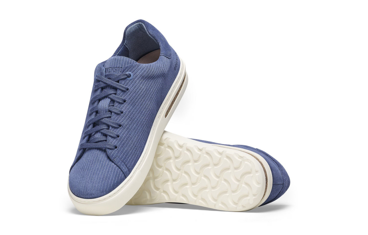 Birkenstock Bend Low Suede Embossed Corduroy Indigo