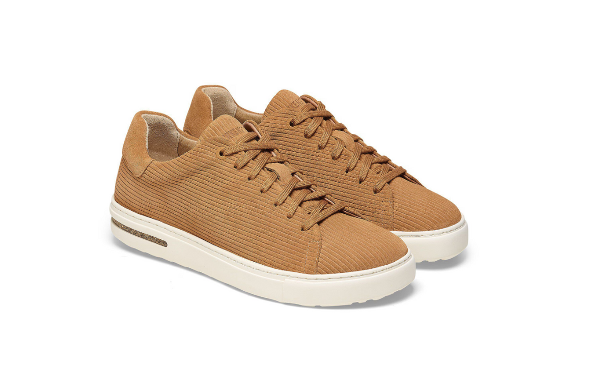 Birkenstock Bend Low Suede Embossed Corduroy Cork Brown