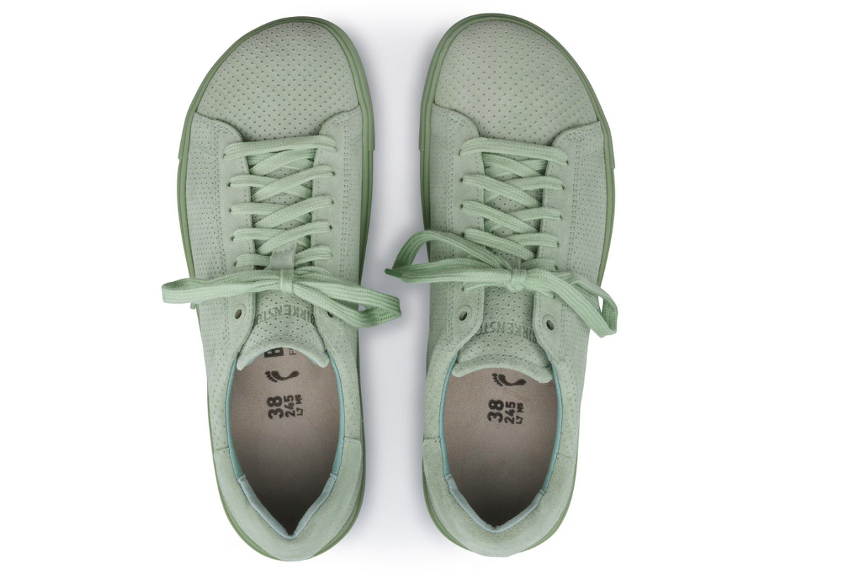 Birkenstock Bend Low Suede Embossed - Matcha, Narrow