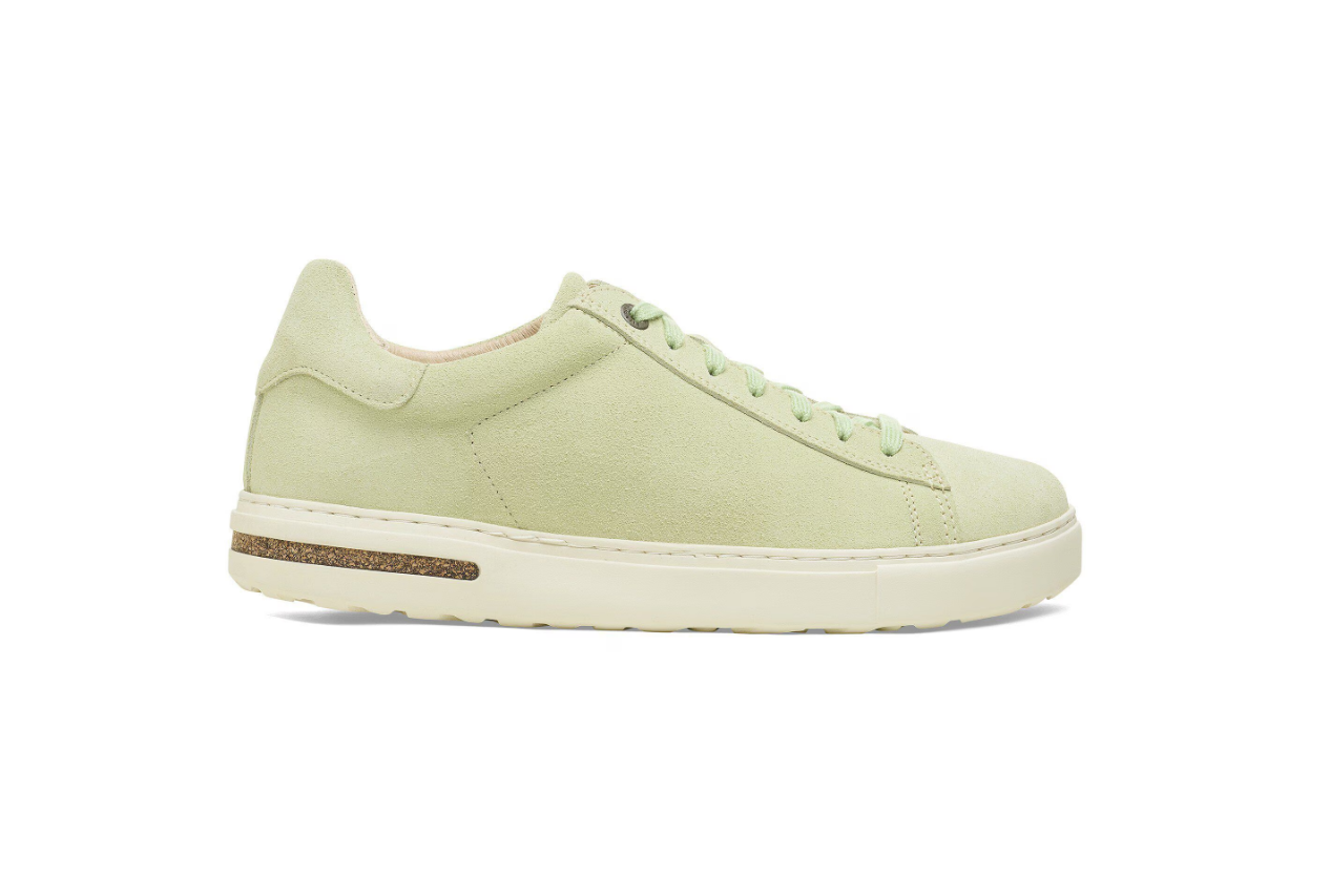 Birkenstock Bend Low Suede Leather Faded Lime
