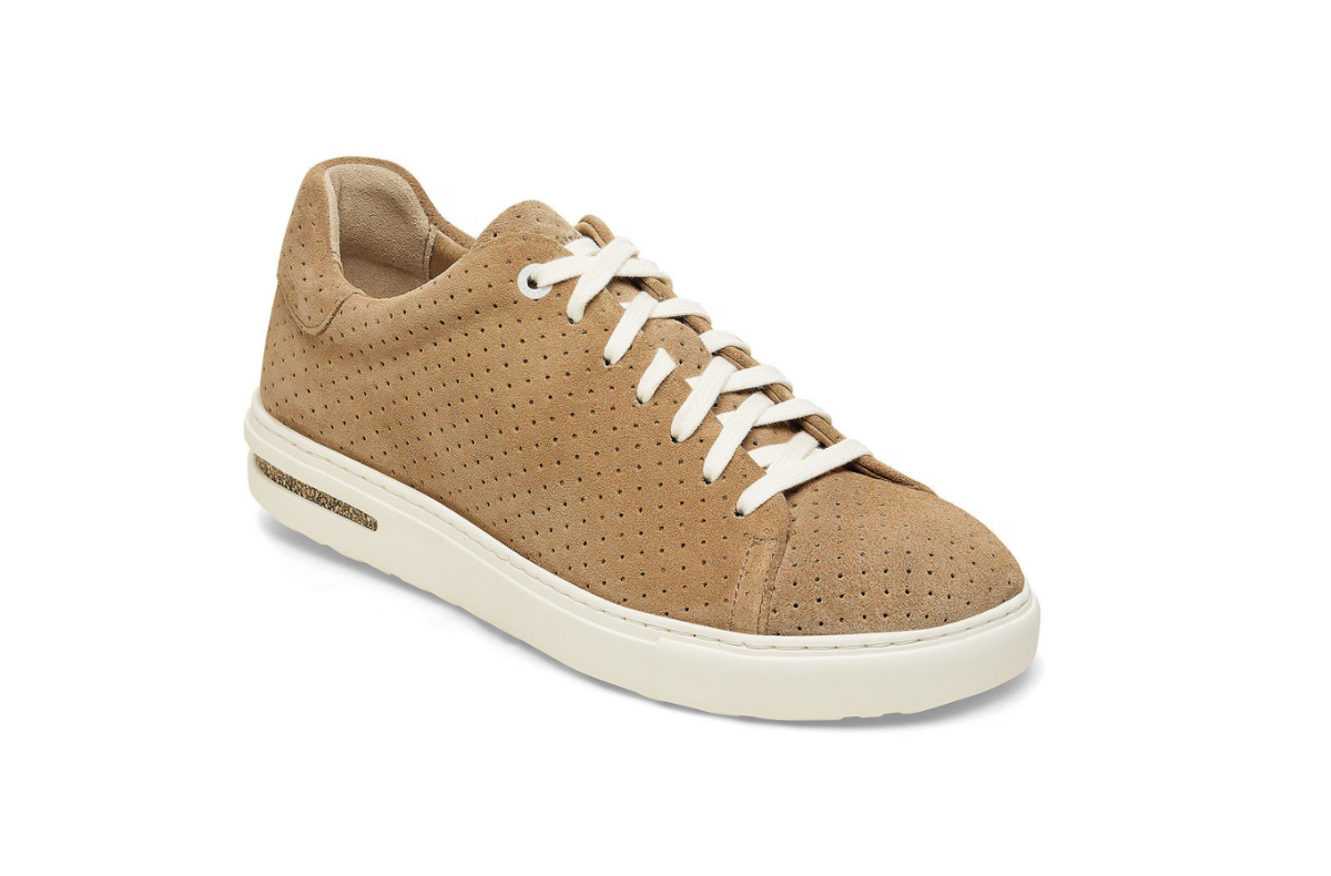 Birkenstock Bend Low Suede Leather Embossed - Beige, Regular