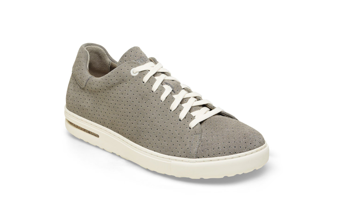 Birkenstock Bend Low Suede Leather Embossed Dotted Stone Coin