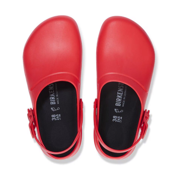 Birkenstock Birki Air 2.0 Active Red Polyurethane Professional Clog