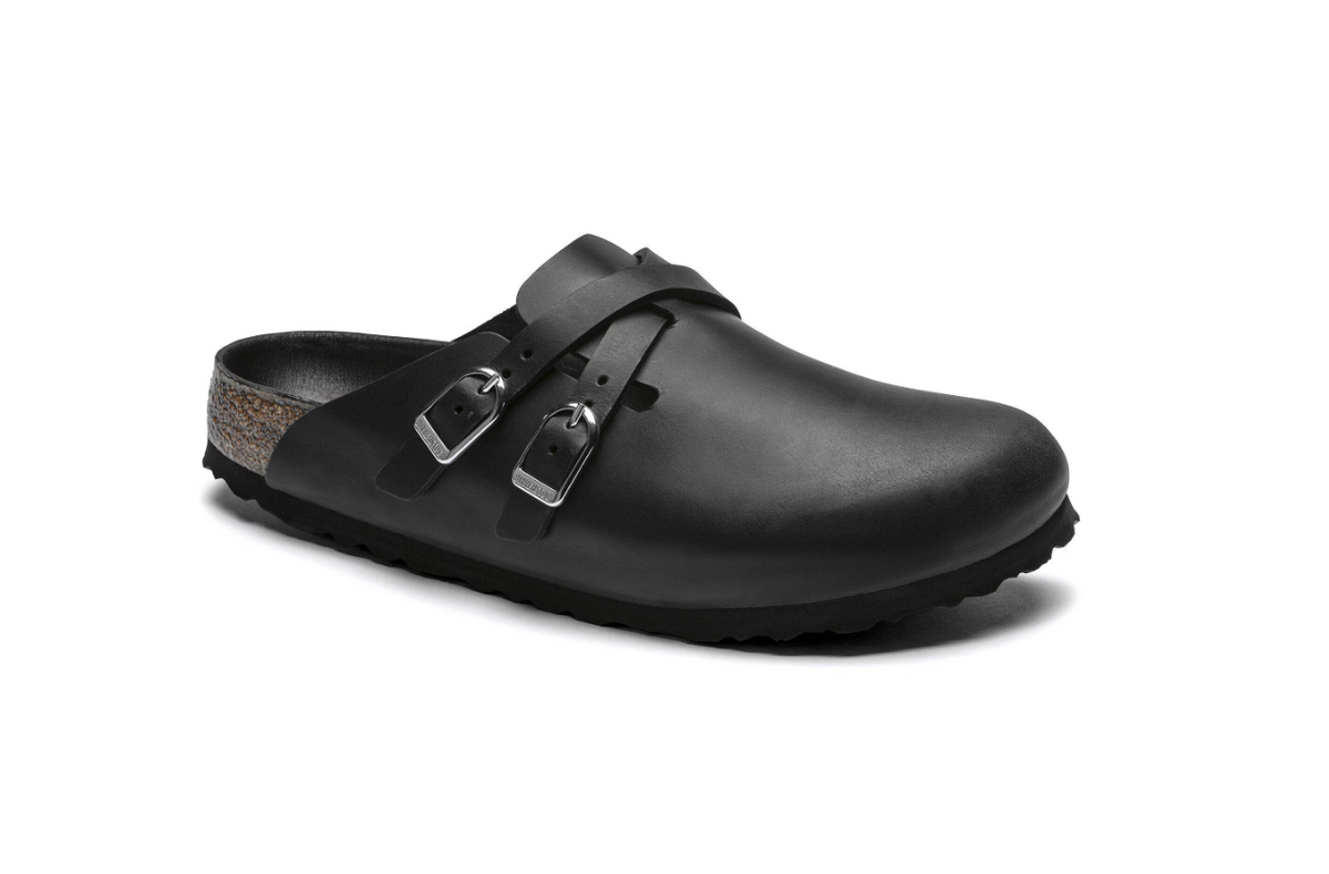 Birkenstock Blair Natural Leather Oiled Black