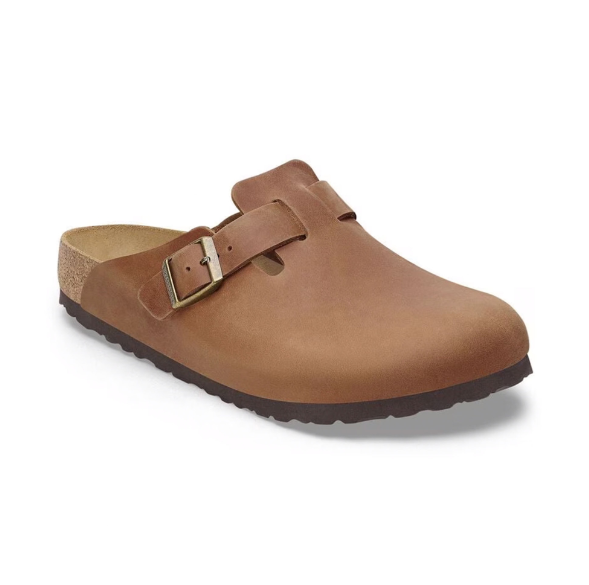 Birkenstock Boston BS Oiled Leather Cognac Clog
