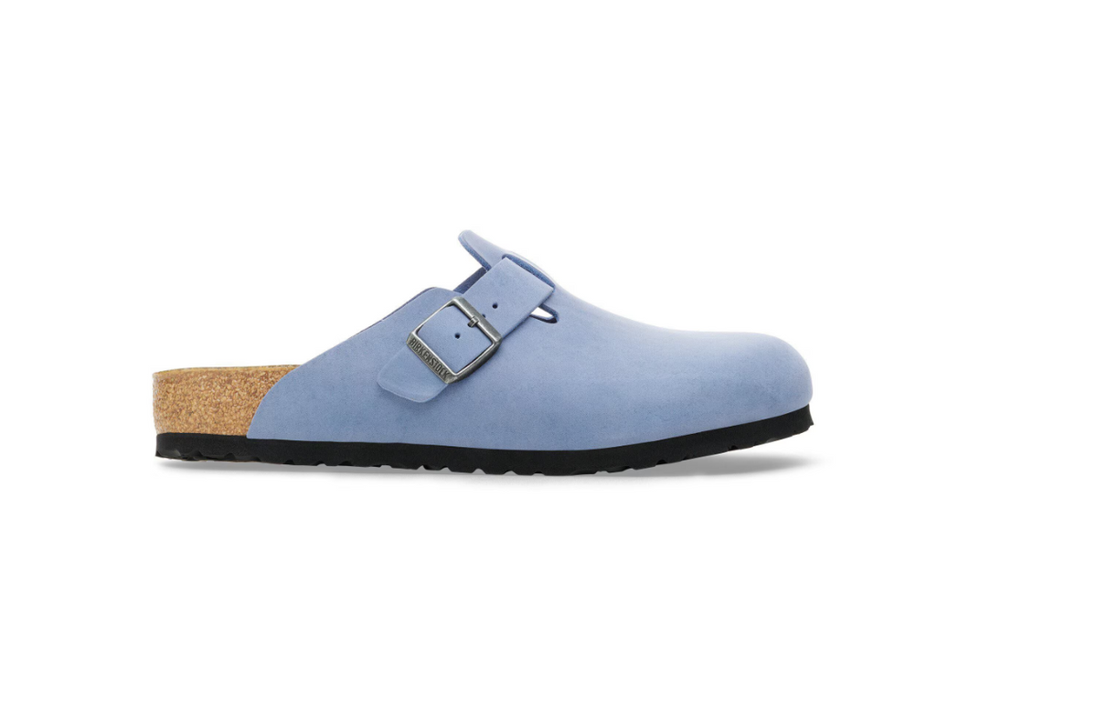 Birkenstock Boston BS Oiled Leather Elemental Blue Clog - Elemental Blue, Narrow