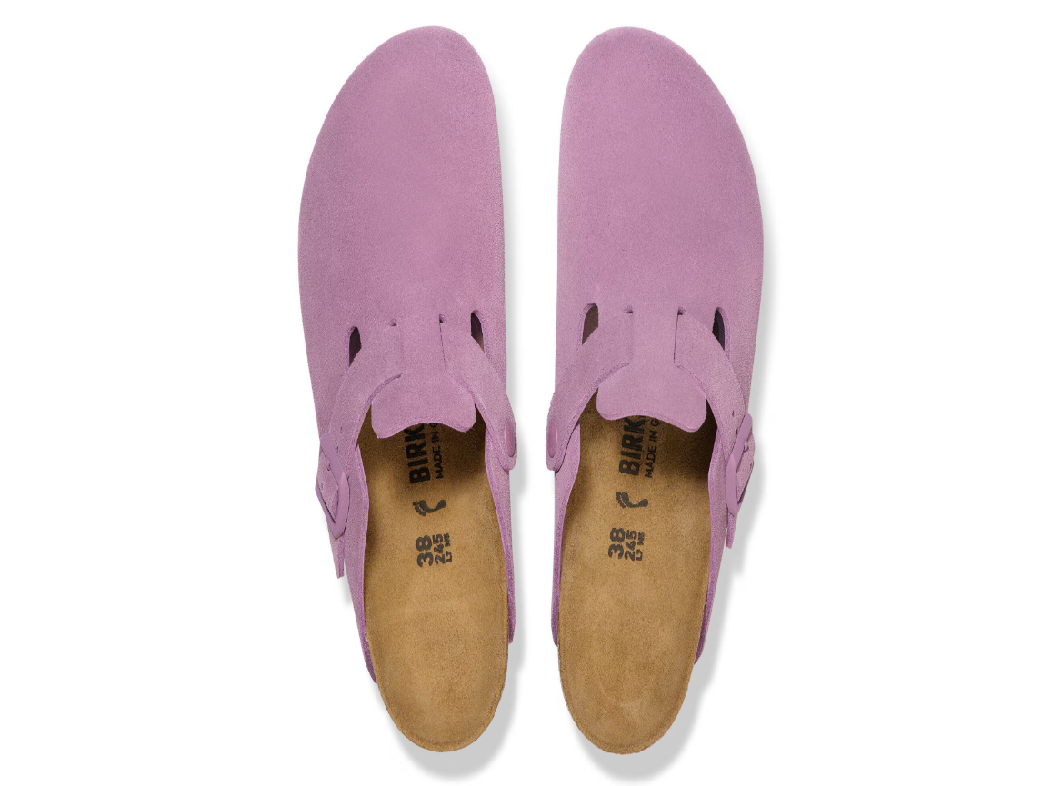 Birkenstock Boston Suede Leather Mauve