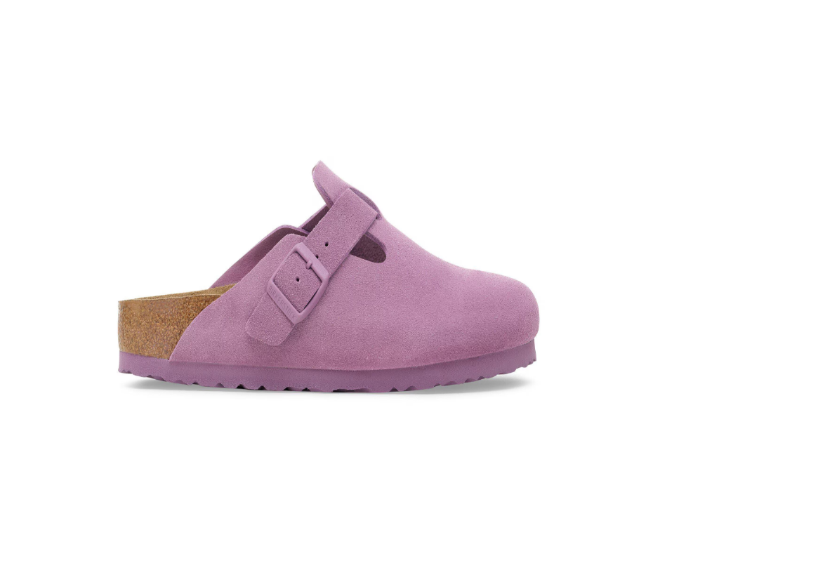 Birkenstock Boston Suede Leather Mauve