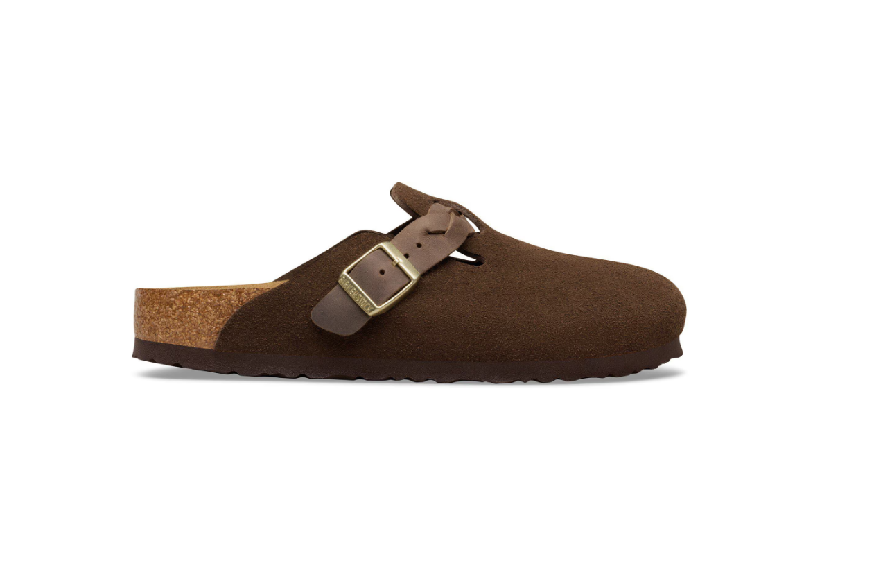 Birkenstock Boston Braided Suede Leather Carafe