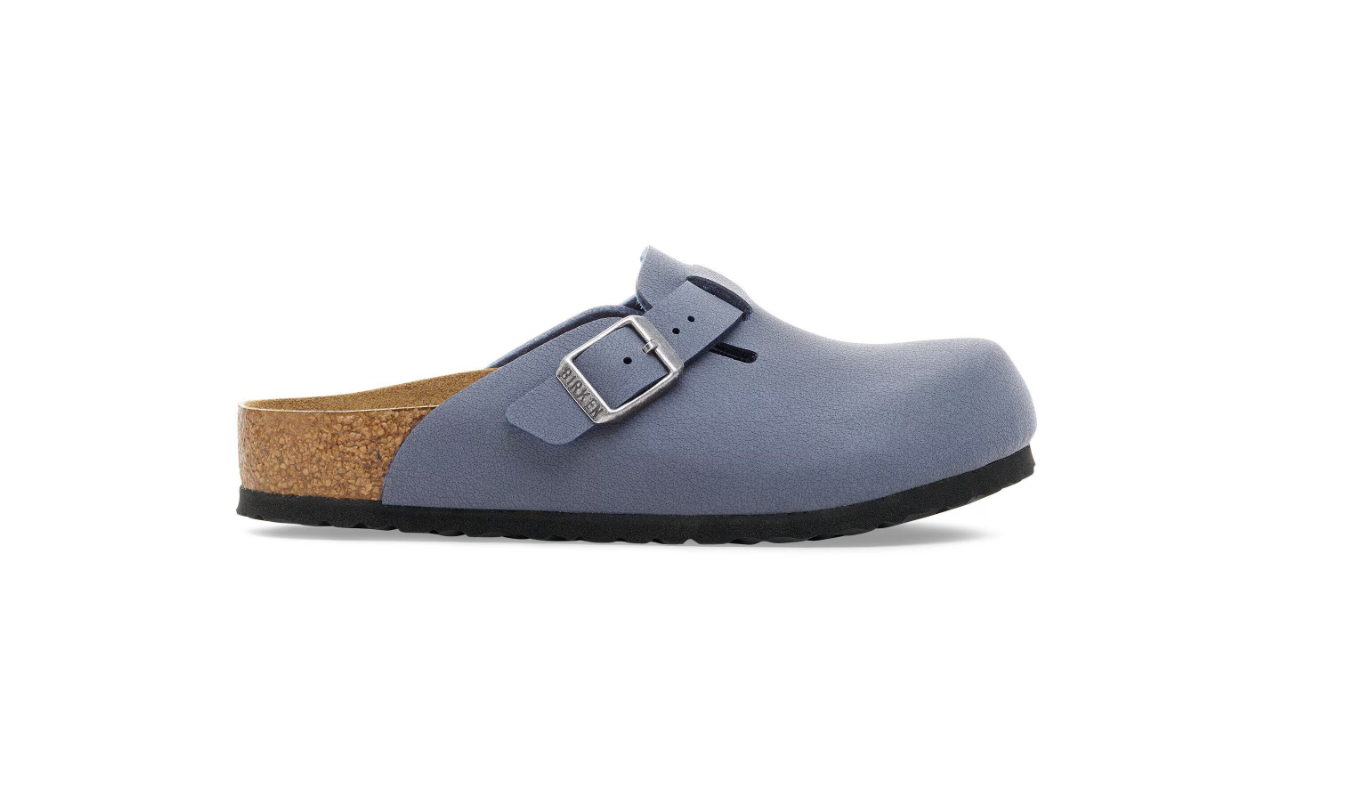 Birkenstock Boston Kids Birko-Flor Nubuck Navy