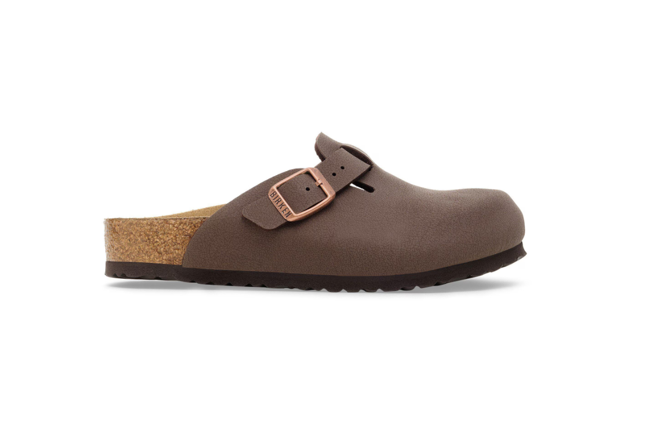 Birkenstock Boston Kids Birko-Flor Nubuck Mocha