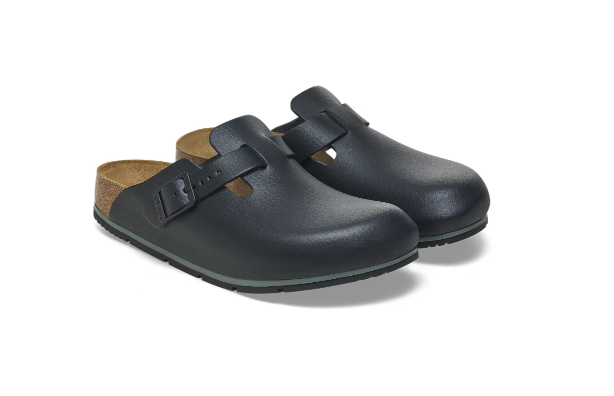 Birkenstock Boston Pro Natural Leather Black