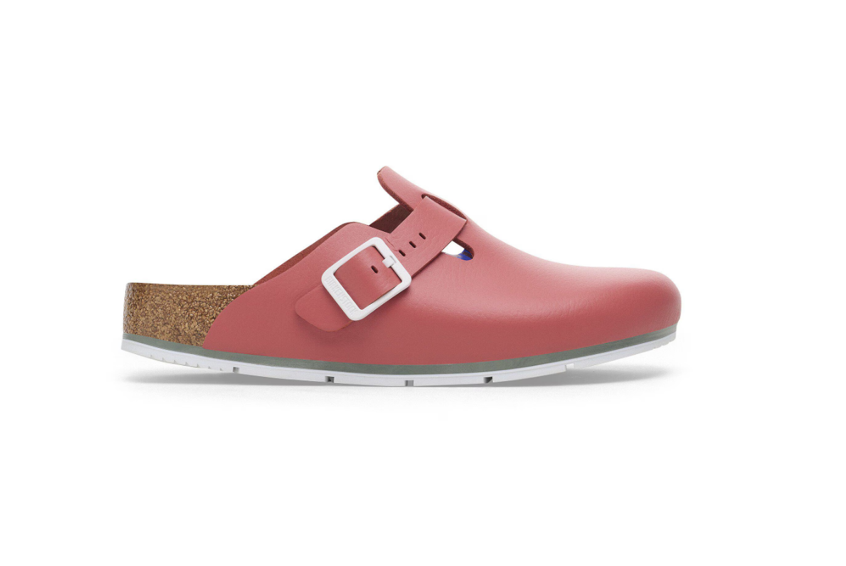 Birkenstock Boston Pro Natural Leather Mars Red