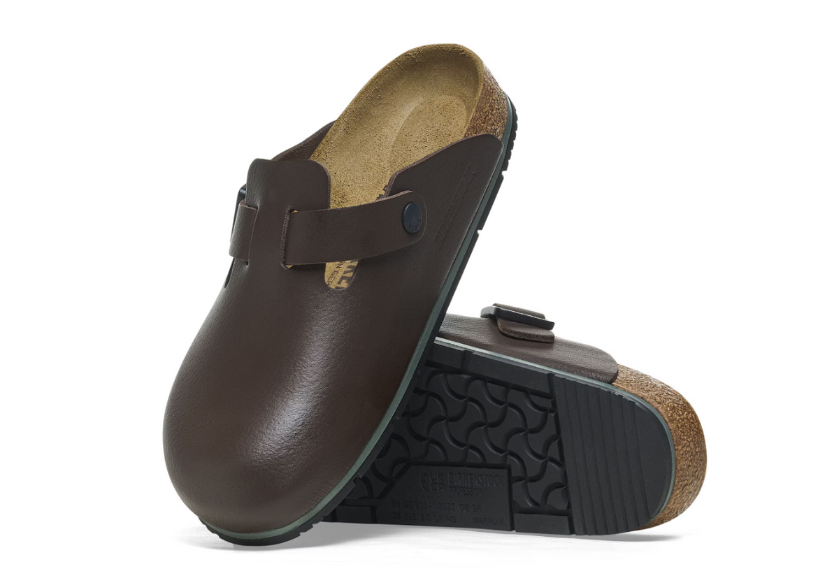 Birkenstock Boston Pro Natural Leather Soft Java