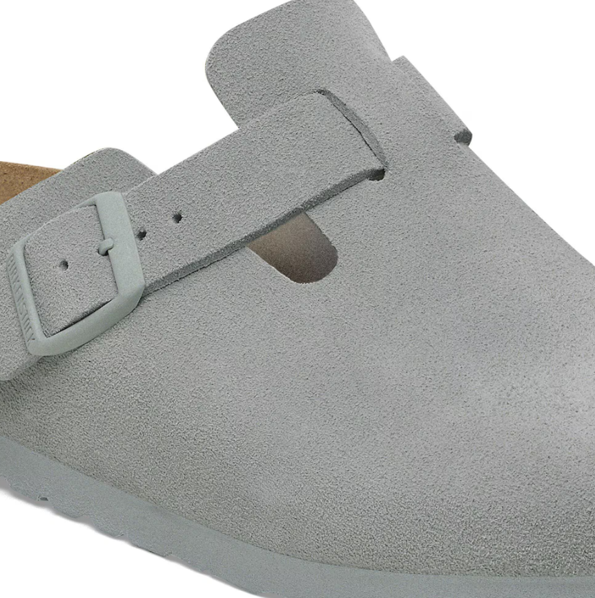 Birkenstock Boston Suede Leather Pure Sage