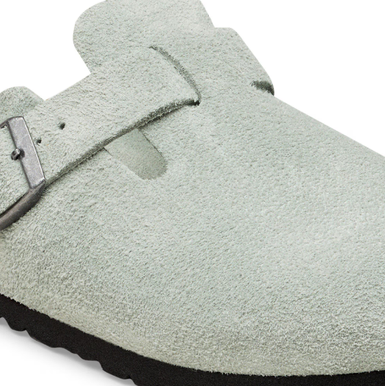 Birkenstock Boston Soft Footbed Suede Pure Sage