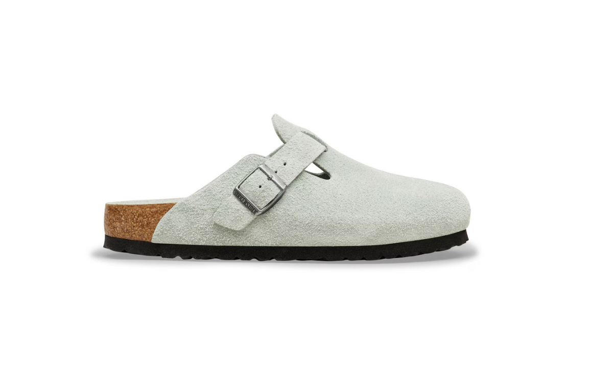 Birkenstock Boston Soft Footbed Suede Pure Sage