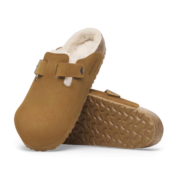 Birkenstock Boston VL Corduroy Teddy Shearling Clog