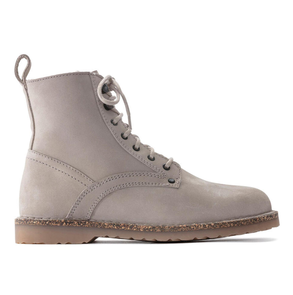 Birkenstock Bryson Shearling Nubuk Leather Beige Taupe