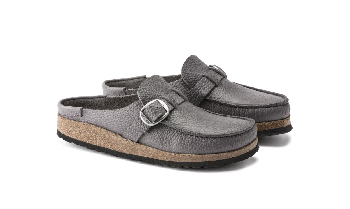 Birkenstock Buckley Natural Leather Gray