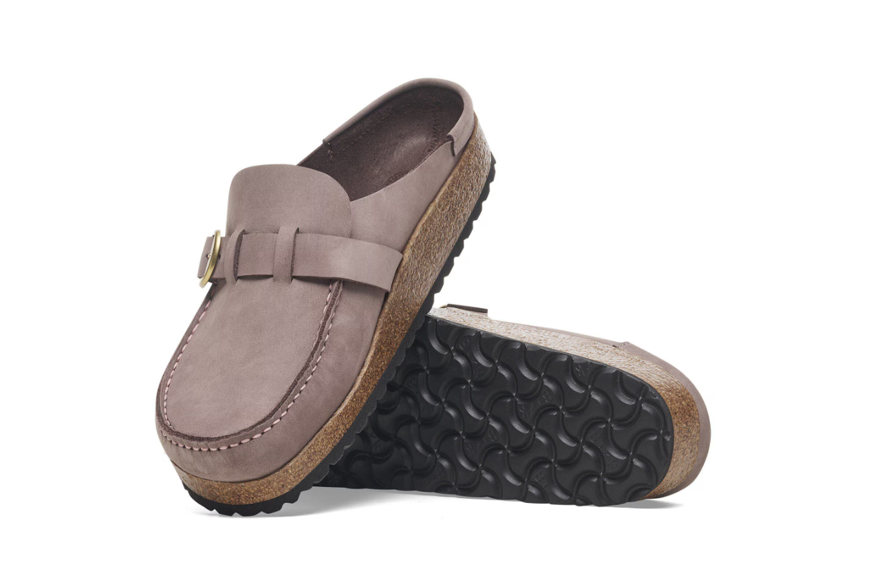 Birkenstock Buckley Nubuck Leather Faded Purple
