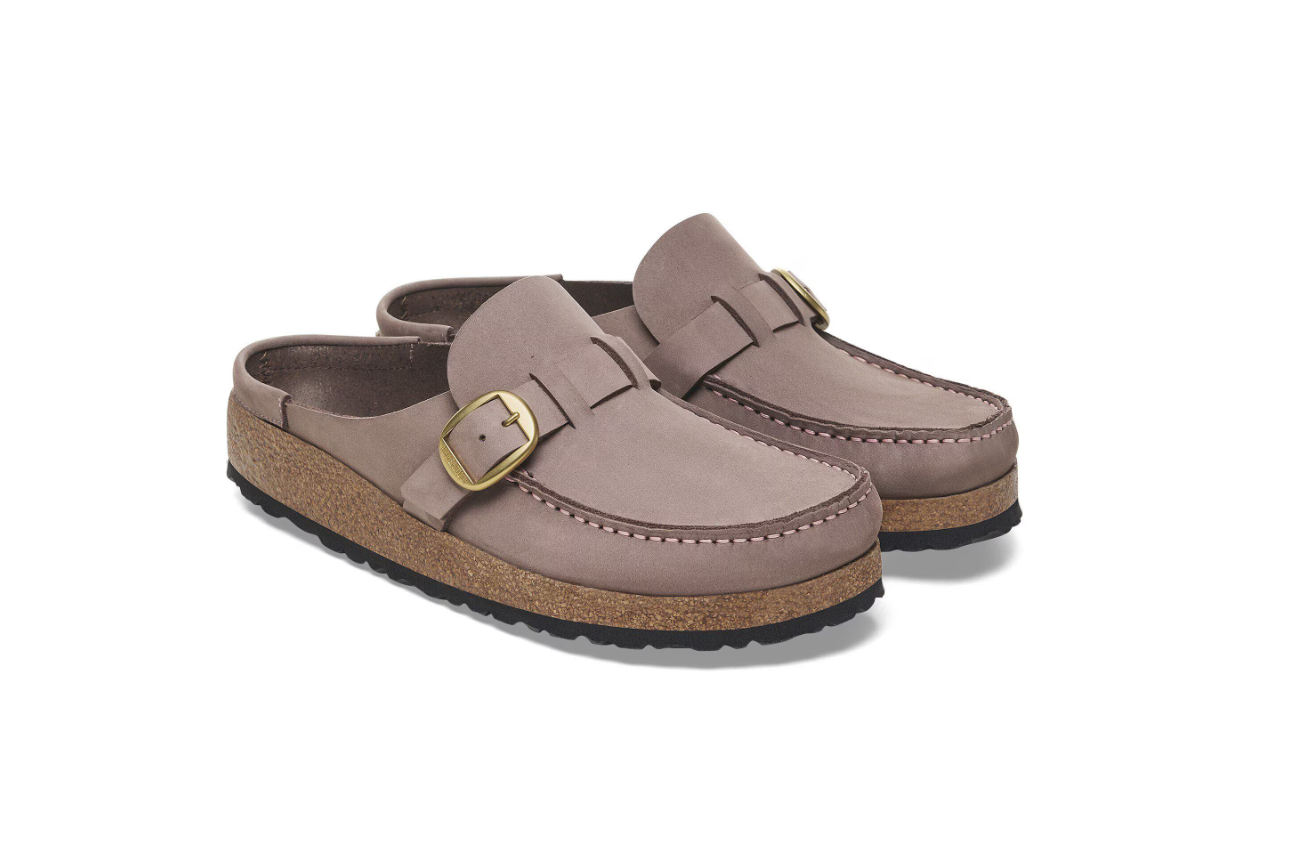 Birkenstock Buckley Nubuck Leather Faded Purple