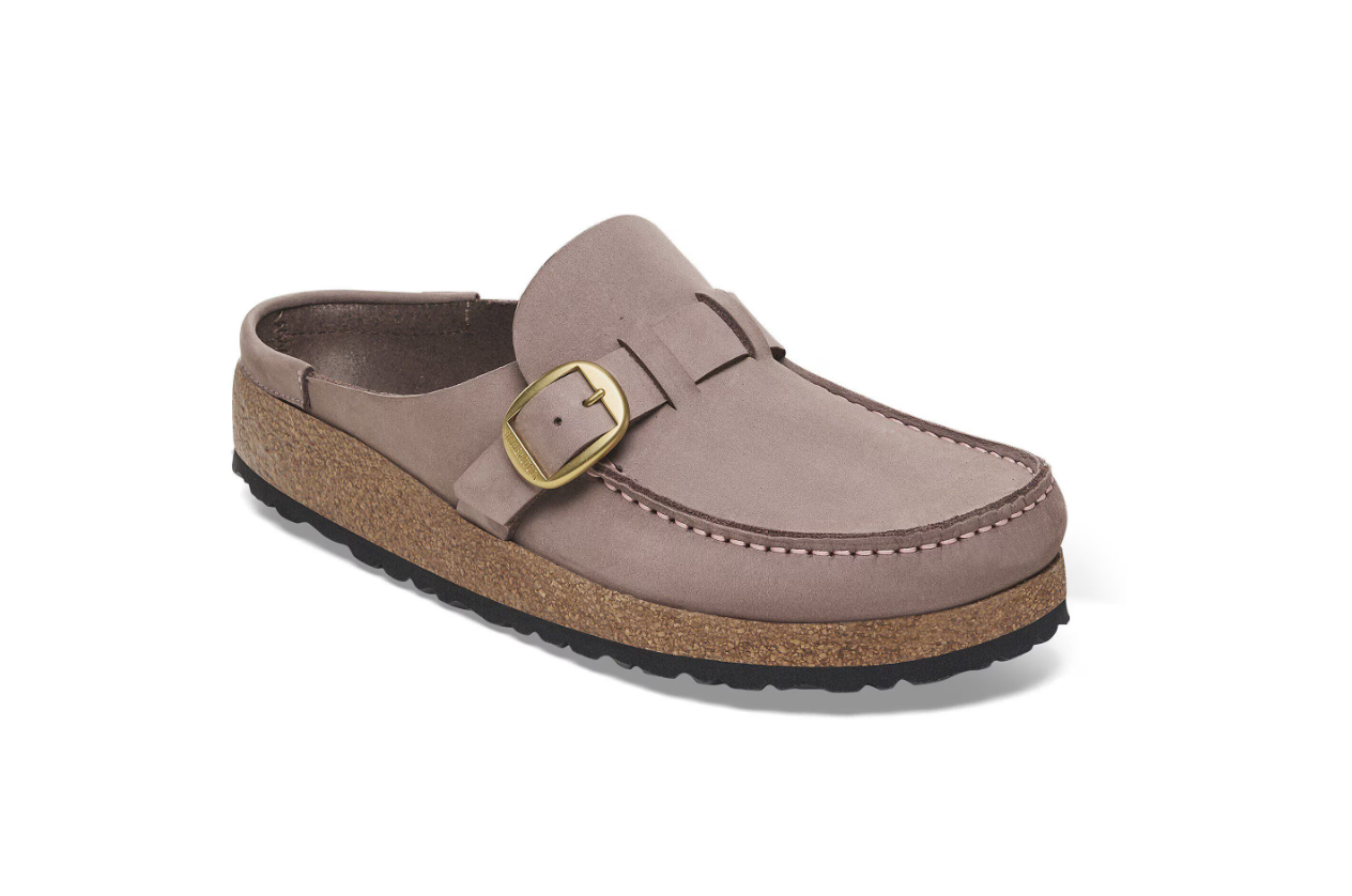 Birkenstock Buckley Nubuck Leather Faded Purple