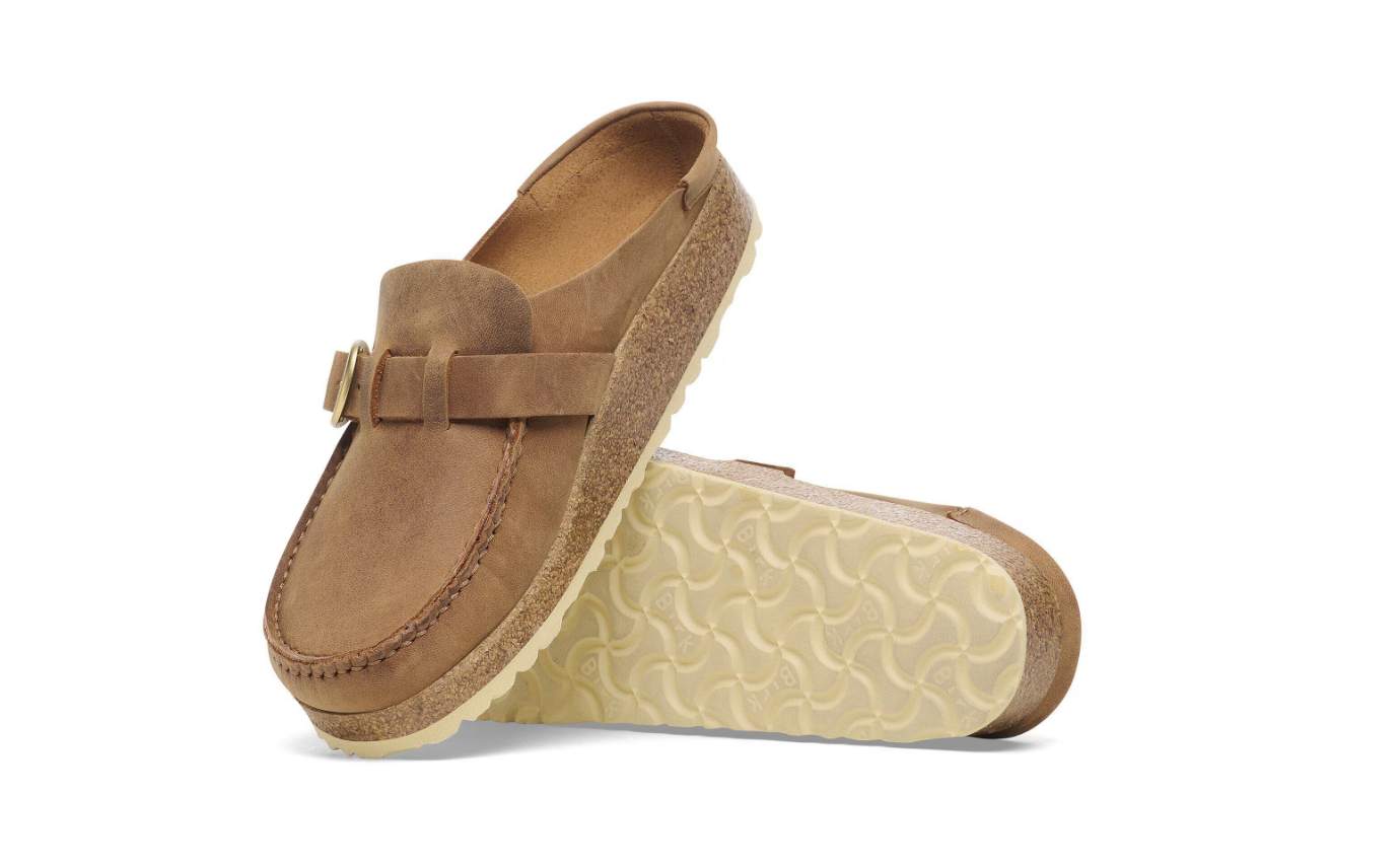 Birkenstock Buckley Oiled Leather Clog Cognac
