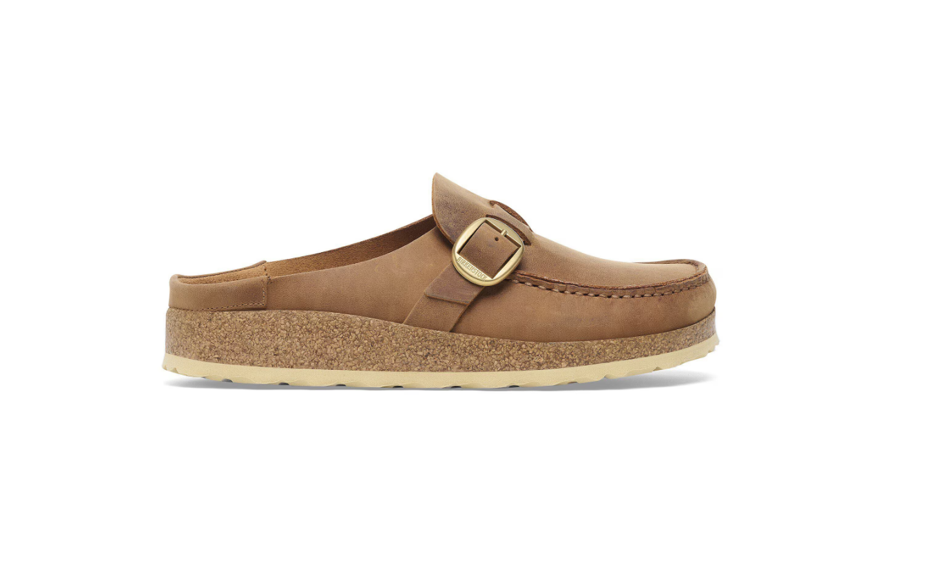 Birkenstock Buckley Oiled Leather Clog Cognac