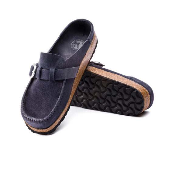Birkenstock Buckley Suede Leather Navy Clog