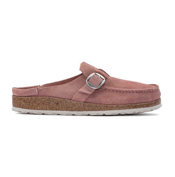 Birkenstock Buckley Suede Leather Pink Clay Narrow