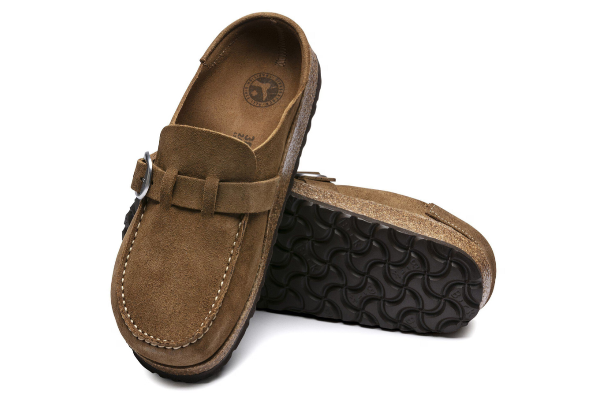 Birkenstock Buckley Suede Leather - Tea, Narrow