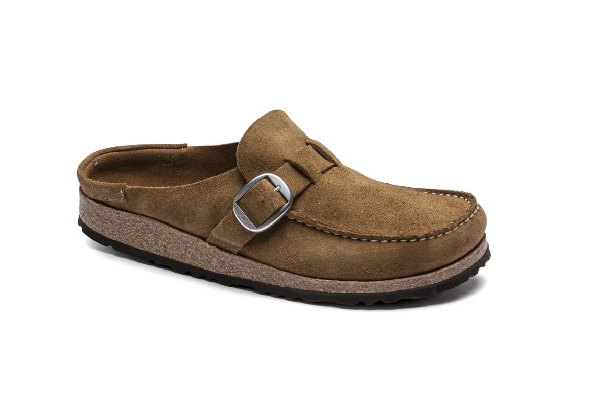 Birkenstock Buckley Suede Leather - Tea, Narrow