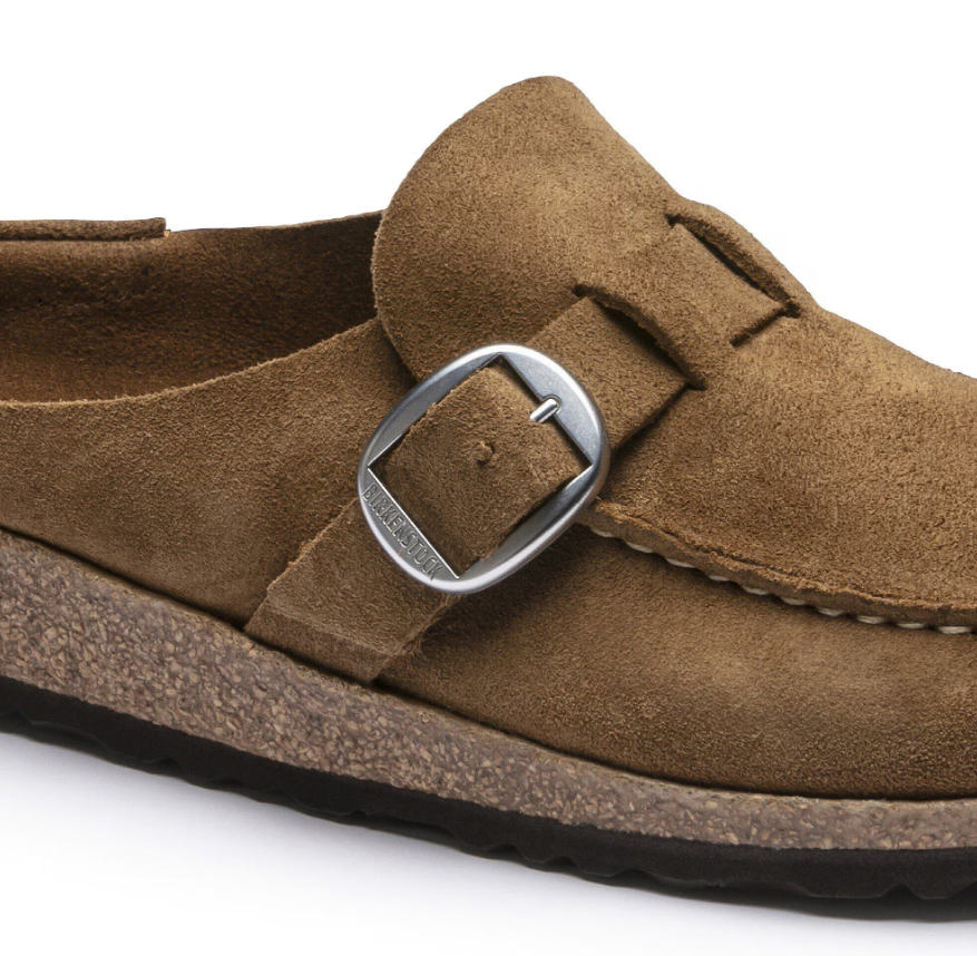Birkenstock Buckley Suede Leather - Tea, Narrow