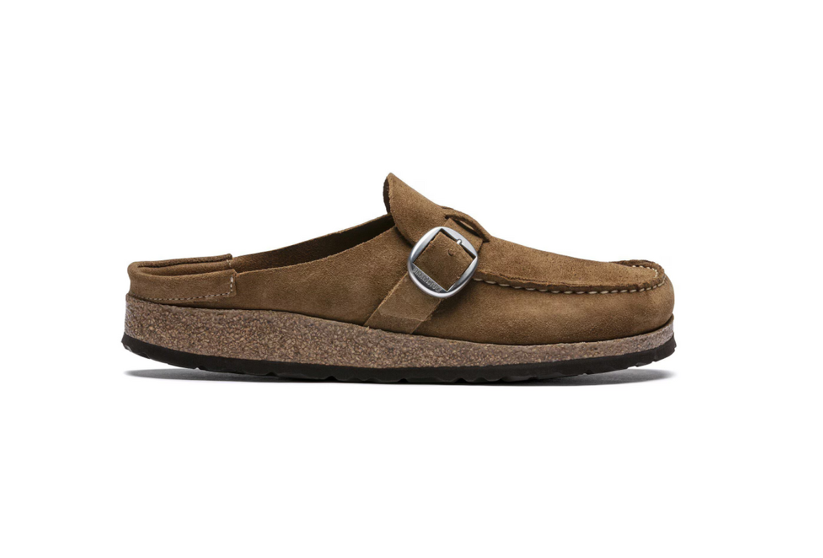 Birkenstock Buckley Suede Leather - Tea, Narrow
